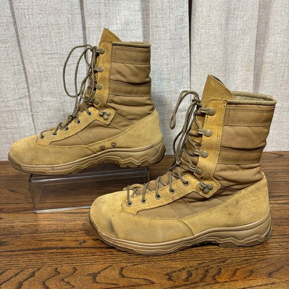 Danner Reckoning 8” USMC EGA Coyote Hot Men’s Size 11.5 Boots Made In USA - Picture 1 of 14